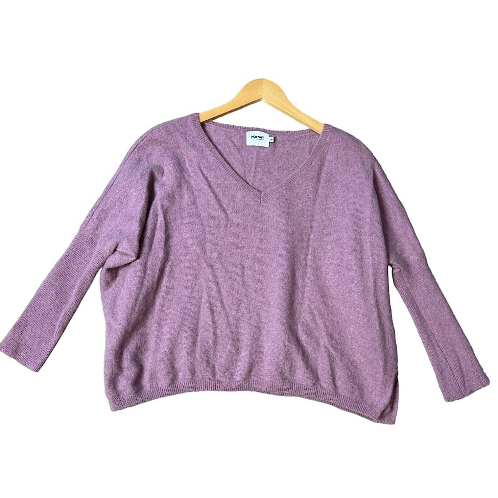 NOTSHY Faustine V-Neck Cashmere Poncho Sweater size S/M